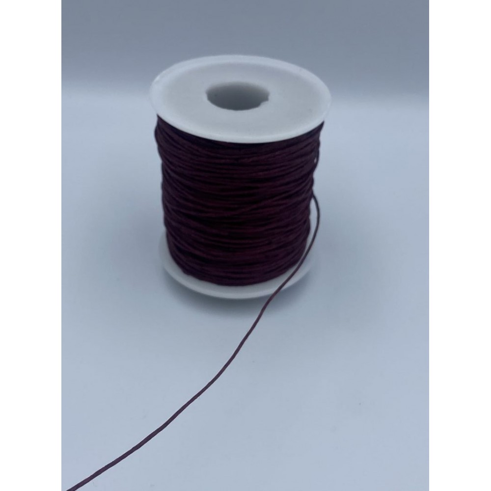 ΚΟΡΔΟΝΙ ΚΕΡΩΜΕΝΟ ΜΠΟΡΝΤΩ-ΜΩΒ 1MM Χ100ΜΕΤΡΑ 