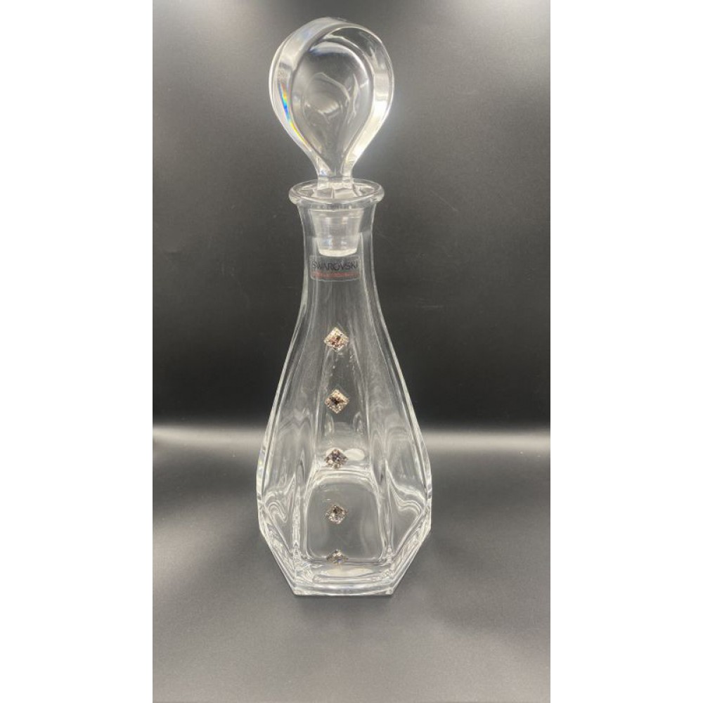 ΚΑΡΑΦΑ ΚΡΥΣΤΑΛΛΙΝΗ ΜΕ STRASS SWAROVSKI  11X11X32.5 