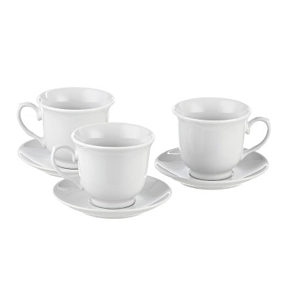 ΠΟΡΣΕΛΑΝΙΝΑ ΦΛΥΤΖΑΝΙΑ ΚΑΠΟΥΤΣΙΝΟ ΣΕΤ 6 ΤΕΜΑΧΙΩΝ  Φ9x8Υ Φ13