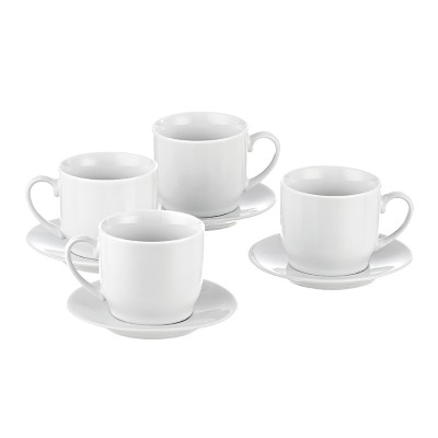 ΠΟΡΣΕΛΑΝΙΝΑ ΦΛΥΤΖΑΝΙΑ ΚΑΠΟΥΤΣΙΝΟ ΣΕΤ 6 ΤΕΜΑΧΙΩΝ Φ7x6.5Y  Φ11.5