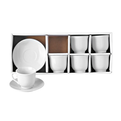 ΠΟΡΣΕΛΑΝΙΝΑ ΦΛΥΤΖΑΝΙΑ ΕΛΛΗΝΙΚΟΥ ΚΑΦΕ ΣΕΤ 6 ΤΕΜΑΧΙΩΝ Φ6.2x5.5Y Φ11