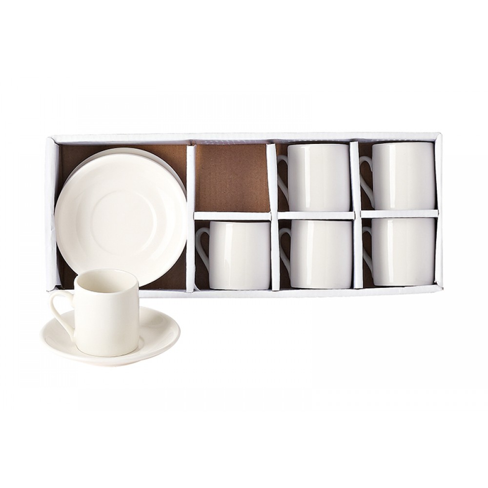 ΠΟΡΣΕΛΑΝΙΝΑ ΦΛΥΤΖΑΝΙΑ ΕΣΠΡΕΣΣΟ ΣΕΤ 6 ΤΕΜΑΧΙΩΝ Φ5x5.5Y Φ11 