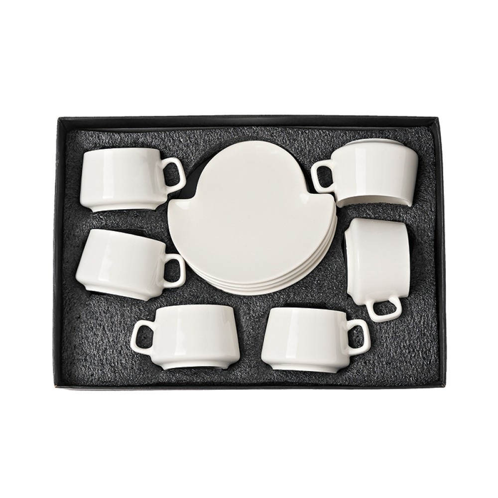 ΠΟΡΣΕΛΑΝΙΝΑ ΦΛΥΤΖΑΝΙΑ ΕΣΠΡΕΣΣΟ ΣΕΤ 6 ΤΕΜΑΧΙΩΝ Φ6x4.5 13x12 