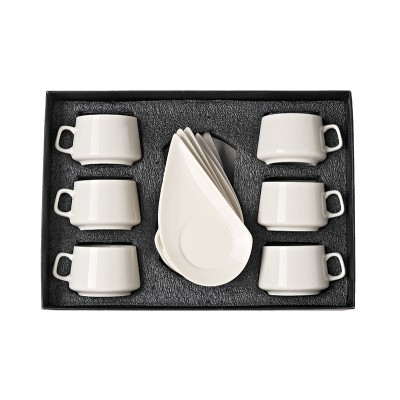 ΠΟΡΣΕΛΑΝΙΝΑ ΦΛΥΤΖΑΝΙΑ ΕΣΠΡΕΣΣΟ ΣΕΤ 6 ΤΕΜΑΧΙΩΝ Φ6x4.5 15x8