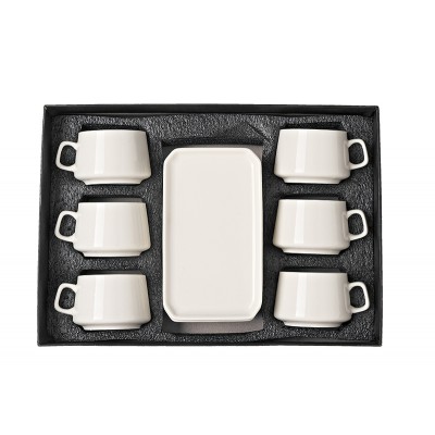 ΠΟΡΣΕΛΑΝΙΝΑ ΦΛΥΤΖΑΝΙΑ ΕΣΠΡΕΣΣΟ ΣΕΤ 6 ΤΕΜΑΧΙΩΝ Φ6x4.5Y 8.5x14.5