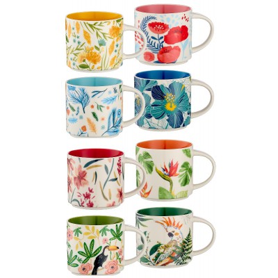 ΚΟΥΠΑ ΠΟΡΣΕΛΑΝΙΝΗ ΜΕ ΧΡΩΜΑΤΙΣΤΟ ΕΣΩΤΕΡΙΚΟ 8 ΣΧΕΔΙΩΝ Φ9.5x9cm