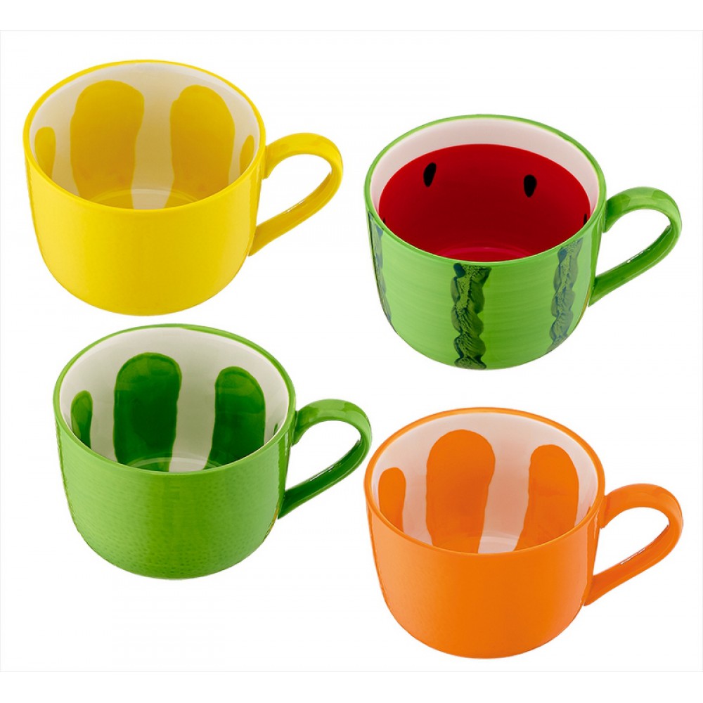 ΚΟΥΠΑ ΠΟΡΣΕΛΑΝΙΝΗ ΜΕ ΦΡΟΥΤΟ 4 ΣΧΕΔΙΩΝ Φ10.5x8cm 