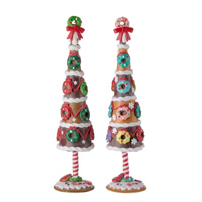 ΧΡΙΣΤΟΥΓΕΝΝΙΑΤΙΚΟ ΔΙΑΚΟΣΜΗΤΙΚΟ ΔΕΝΤΡΟ DONUTS ΣΕ 2 ΧΡΩΜΑΤΑ Φ9x45m