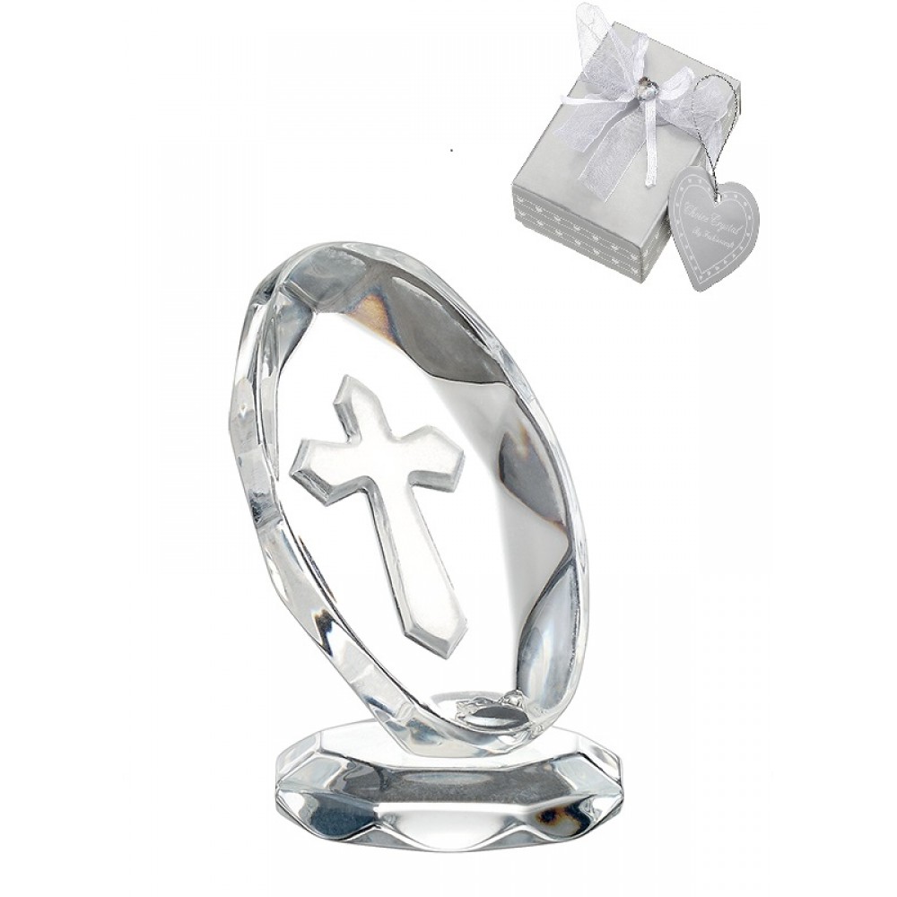 ΚΡΥΣΤΑΛΛΙΝΟΣ ΣΤΑΥΡΟΣ ΜΕ ΒΑΣΗ 2.5x2.5x5cm 