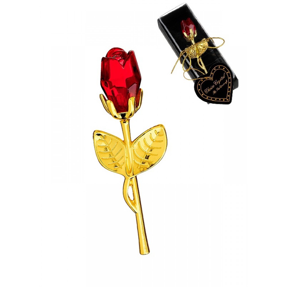 ΔΙΑΚΟΣΜΗΤΙΚΟ ΤΡΙΑΝΤΑΦΥΛΛΟ ΧΡΥΣΟ ΣΥΝΔΙΑΣΜΟΣ ΓΥΑΛΙ & ΜΕΤΑΛΛΟ 1x8.5cm 