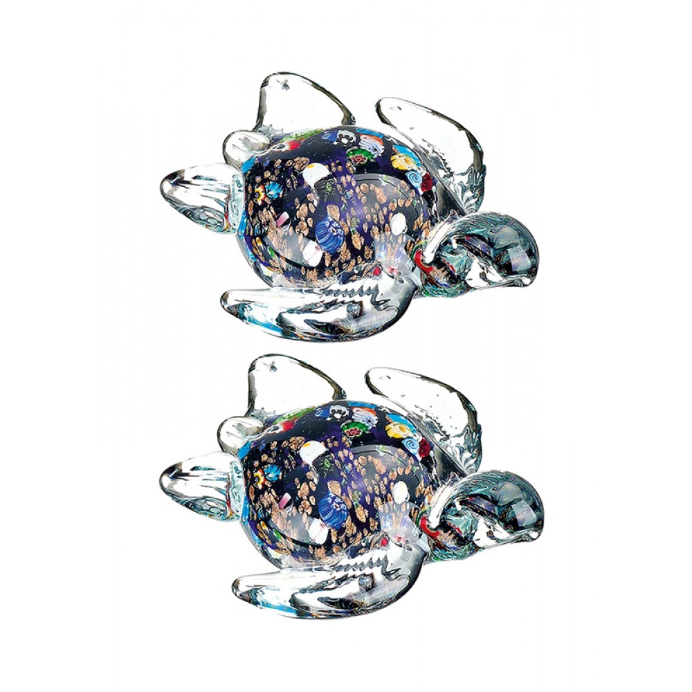 ΔΙΑΚΟΣΜΗΤΙΚΗ ΧΕΛΩΝΑ ΑΠΟ ΓΥΑΛΙ ΜΟΥΡΑΝΟ 12x10x4.5Y 