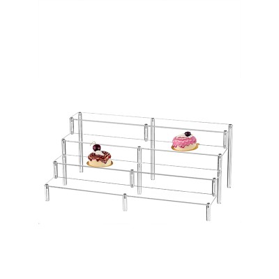 ΣΤΑΝΤ ΠΡΟΒΟΛΗΣ ΠΡΟΙΟΝΤΩΝ 4 ΕΠΙΠΕΔΩΝ PLEXIGLASS 40x28x20cm ΠΛΑΤΟΣ ΘΕΣΗΣ ΠΡΟΒΟΛΗΣ 8cm