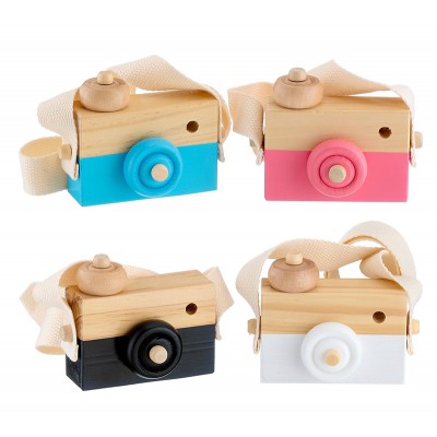 ΞΥΛΙΝΗ ΠΑΙΔΙΚΗ ΦΩΤΟΓΡΑΦΙΚΗ ΜΗΧΑΝΗ ΜΕ ΛΟΥΡΑΚΙ 9 ΧΡΩΜΑΤΩΝ 9x3x8Y