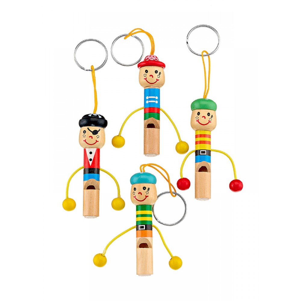 ΣΦΥΡΙΧΤΡΑ ΞΥΛΙΝΗ ΠΕΙΡΑΤΗΣ 4 ΣΧΕΔΙΩΝ 7.5cm 