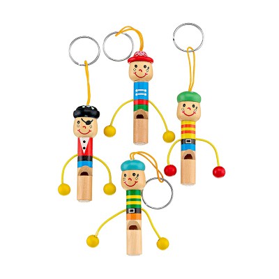 ΣΦΥΡΙΧΤΡΑ ΞΥΛΙΝΗ ΠΕΙΡΑΤΗΣ 4 ΣΧΕΔΙΩΝ 7.5cm