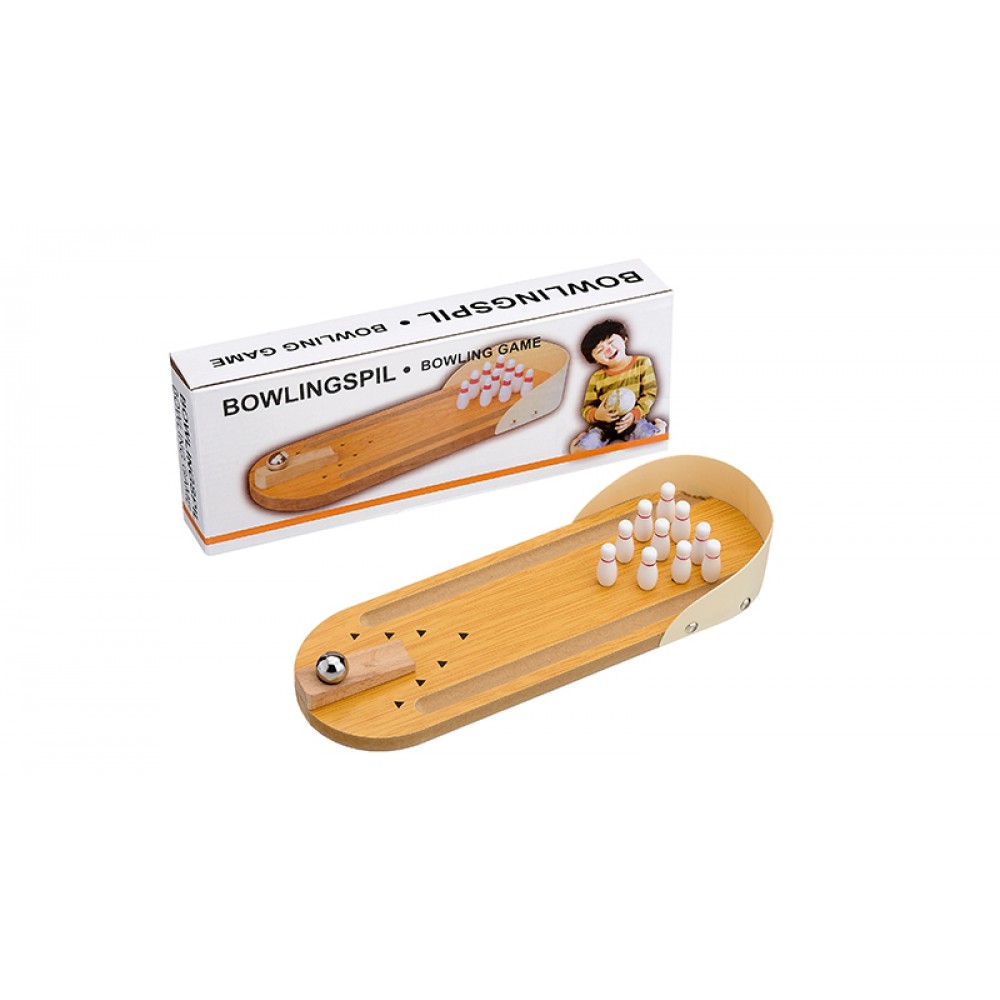 ΞΥΛΙΝΟ ΠΑΙΧΝΙΔΙ ΜΠΟΟΥΛΙΝΓΚ ΣΕ ΑΤΟΜΙΚΟ ΚΟΥΤΙ 10x30cm 