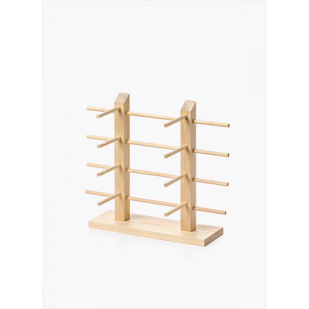 ΣΤΑΝΤ ΠΡΟΒΟΛΗΣ ΓΥΑΛΙΩΝ 8 ΖΕΥΓΩΝ ΞΥΛΙΝΟ 34x15x30cm 