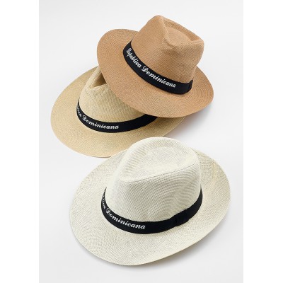 ΚΑΠΕΛΟ ΨΑΘΙΝΟ PANAMA HAT ΜΕ ΜΑΥΡΗ ΚΟΡΔΕΛΑ 3 ΧΡΩΜΑΤΩΝ