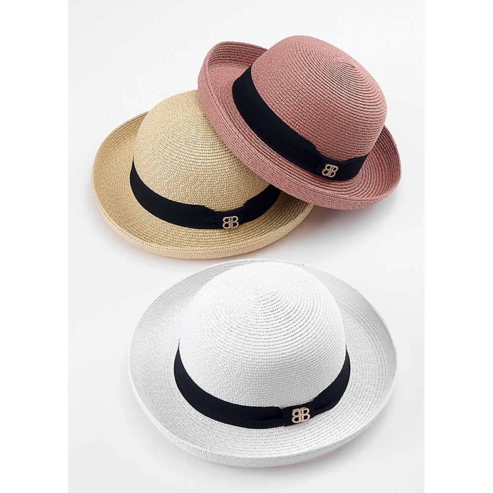 ΚΑΠΕΛΟ ΓΥΝΑΙΚΕΙΟ ΨΑΘΙΝΟ ΜΕ ΜΑΥΡΗ ΚΟΡΔΕΛΑ 3 ΧΡΩΜΑΤΩΝ 