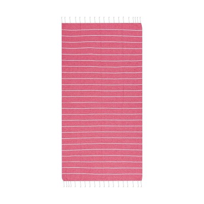 ΠΕΤΣΕΤΑ ΠΑΡΑΛΙΑΣ ΒΑΜΒΑΚΕΡΗ FOUTA ΡΟΖ 90X180cm