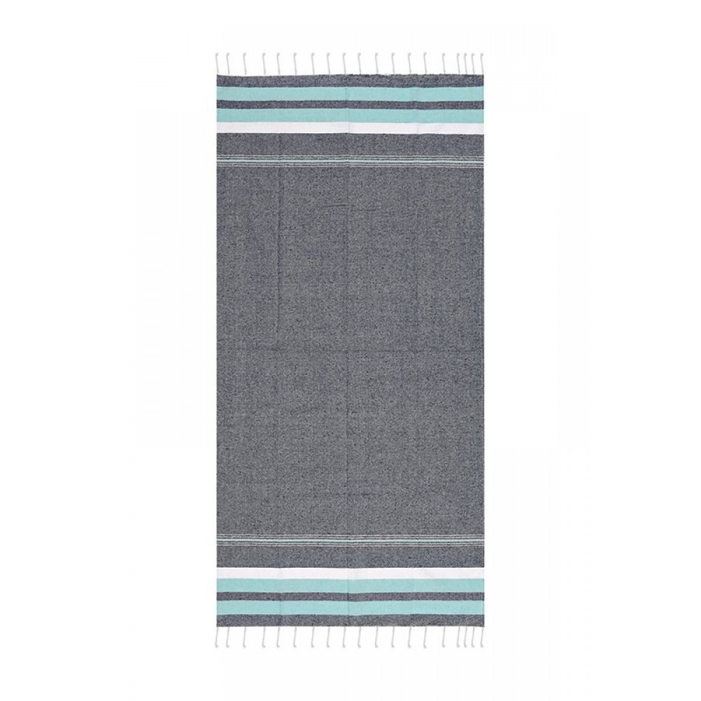 ΠΕΤΣΕΤΑ ΠΑΡΑΛΙΑΣ ΒΑΜΒΑΚΕΡΗ FOUTA NAVY 90X180cm 