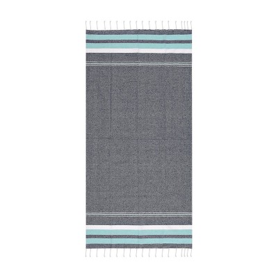 ΠΕΤΣΕΤΑ ΠΑΡΑΛΙΑΣ ΒΑΜΒΑΚΕΡΗ FOUTA NAVY 90X180cm