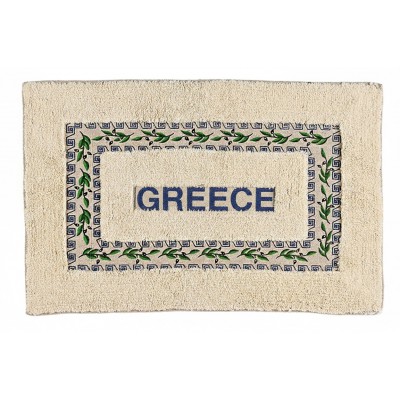 ΧΑΛΑΚΙ ΜΠΑΝΙΟΥ ΜΕ ΚΛΑΔΙΑ ΕΛΙΑΣ "GREECE" 50X80cm