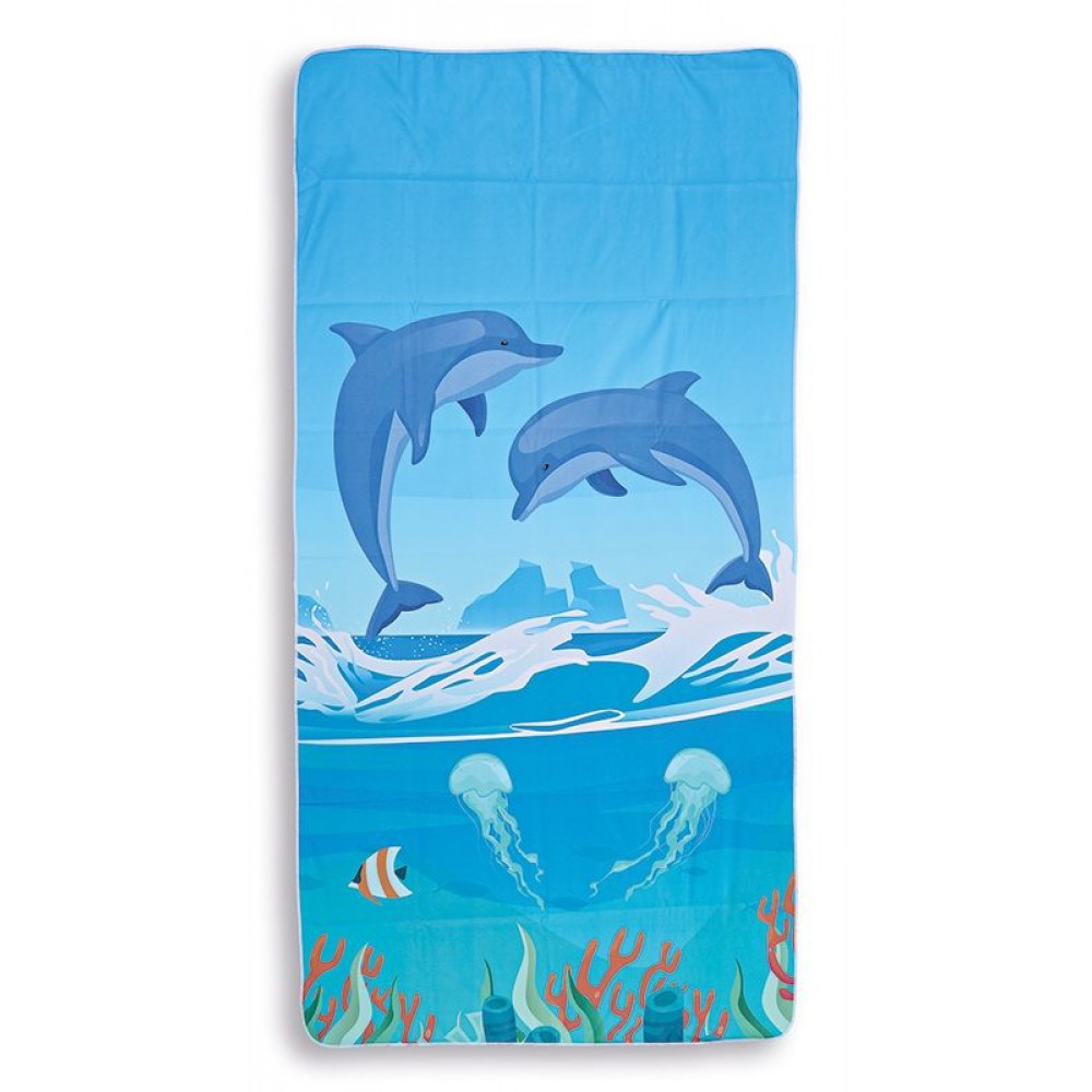 ΠΕΤΣΕΤΑ ΘΑΛΑΣΣΗΣ ΜΠΛΕ ΜΕ ΔΕΛΦΙΝΙΑ 160cm 