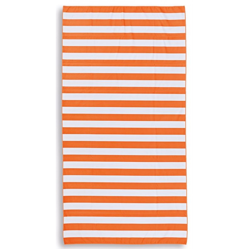 ΠΕΤΣΕΤΑ ΘΑΛΑΣΣΗΣ ΠΟΡΤΟΚΑΛΙ ME ΛΕΥΚΕΣ ΡΙΓΕΣ 160cm 