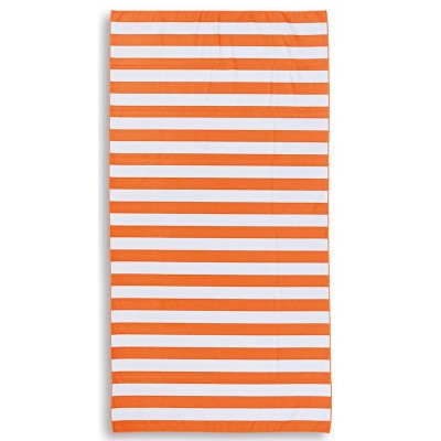 ΠΕΤΣΕΤΑ ΘΑΛΑΣΣΗΣ ΠΟΡΤΟΚΑΛΙ ME ΛΕΥΚΕΣ ΡΙΓΕΣ 160cm