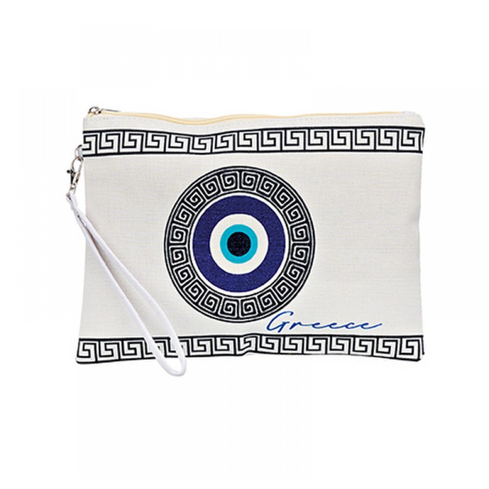 ΝΕΣΕΣΕΡ ΥΦΑΣΜΑΤΙΝΟ ΜΑΙΑΝΔΡΟΣ & ΜΑΤΙ ''GREECE'' 1 ΟΨΗΣ ΜΕ ΦΕΡΜΟΥΑΡ 30x21cm 