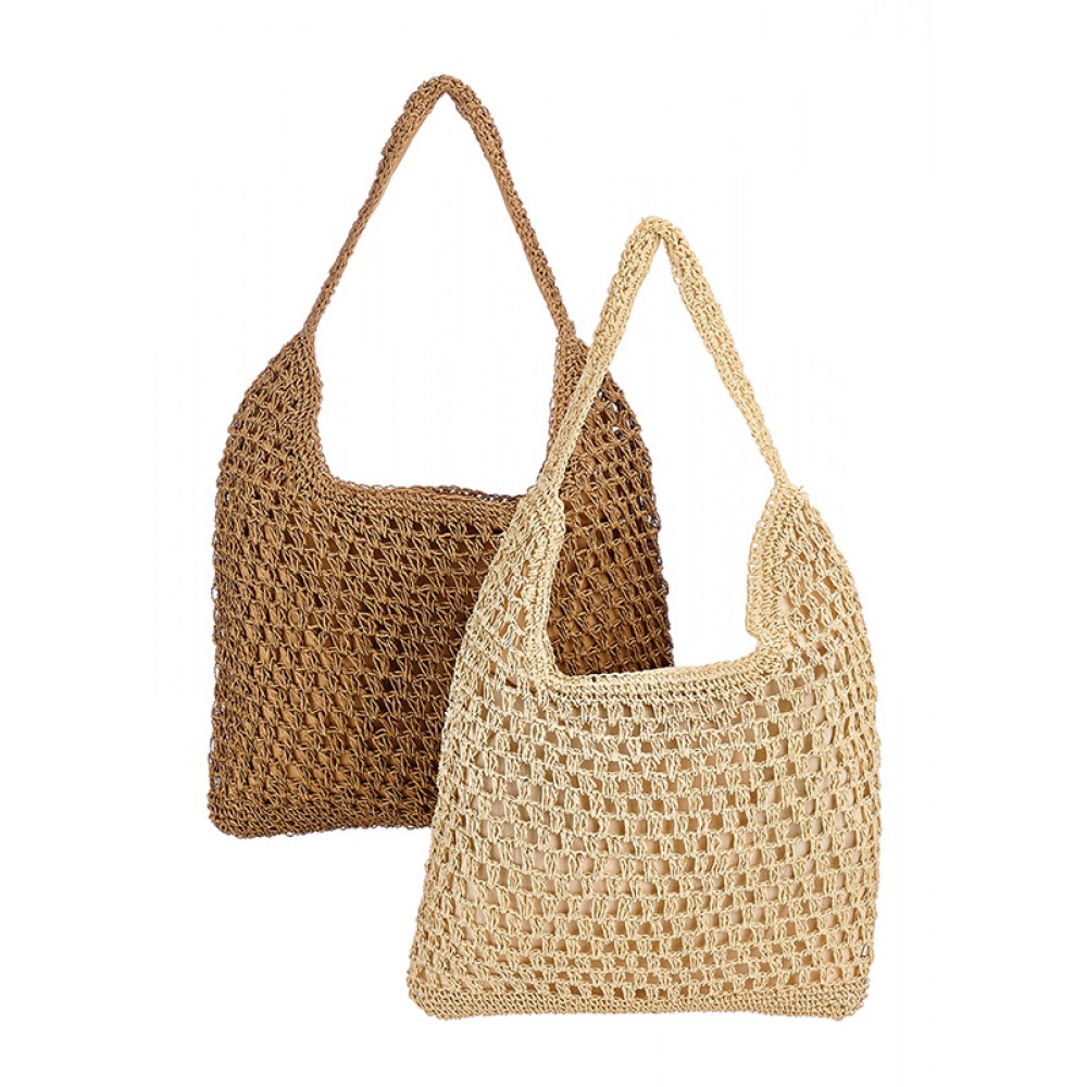 ΨΑΘΙΝΗ ΤΣΑΝΤΑ TOTEBAG ΩΜΟΥ 48x50cm ΣΥΝΟΛΙΚΟ ΥΨΟΣ=70cm 2 ΧΡΩΜΑΤΩΝ 