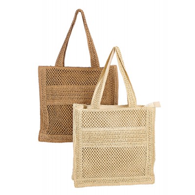 ΤΣΑΝΤΑ ΨΑΘΙΝΗ ΩΜΟΥ TOTEBAG 38X37cm ΣΥΝΟΛΙΚΟ ΥΨΟΣ=64cm 2 ΧΡΩΜΑΤΩΝ