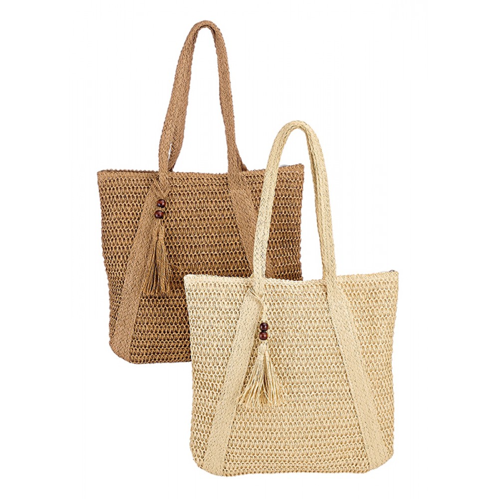 ΤΣΑΝΤΑ ΨΑΘΙΝΗ ΩΜΟΥ ΜΕ ΦΟΥΝΤΑΚΙ 41x40cm ΣΥΝΟΛΙΚΟ ΥΨΟΣ=70cm 2 ΧΡΩΜΑΤΩΝ 