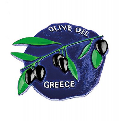 ΜΑΓΝΗΤΑΚΙ ΚΛΑΔΙ ΕΛΙΑΣ ''OLIVE OIL GREECE''  7x6cm