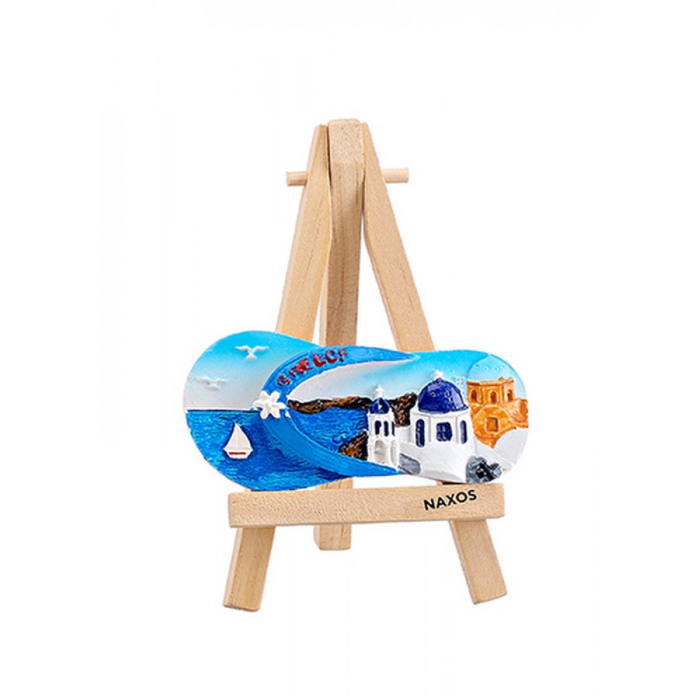 ΜΑΓΝΗΤΑΚΙ ΚΑΒΑΛΕΤΟ ΜΠΛΕ ΣΑΓΙΟΝΑΡΑ/ΤΡΟΥΛΟΣ GREECE  x  cm 