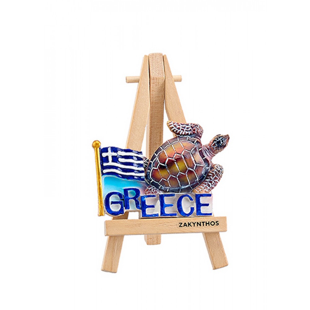 ΜΑΓΝΗΤΑΚΙ ΚΑΒΑΛΕΤΟ ΧΕΛΩΝΑΚΙ/ΣΗΜΑΙΑ GREECE  x  cm 