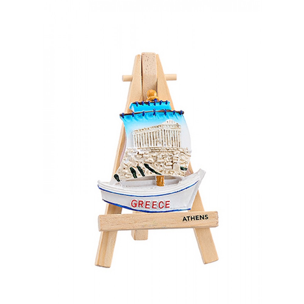 ΜΑΓΝΗΤΑΚΙ ΚΑΒΑΛΕΤΟ ΙΣΤΙΟΦΟΡΟ/ΠΑΡΘΕΝΩΝΑΣ GREECE  x  cm 
