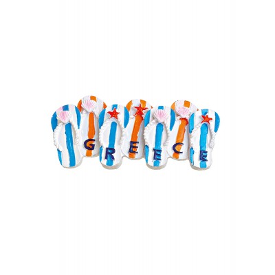 ΜΑΓΝΗΤΑΚΙ ΣΑΓΙΟΝΑΡΕΣ ΜΕ ΑΣΤΕΡΙΕΣ ''GREECE''  9.5x4.5cm