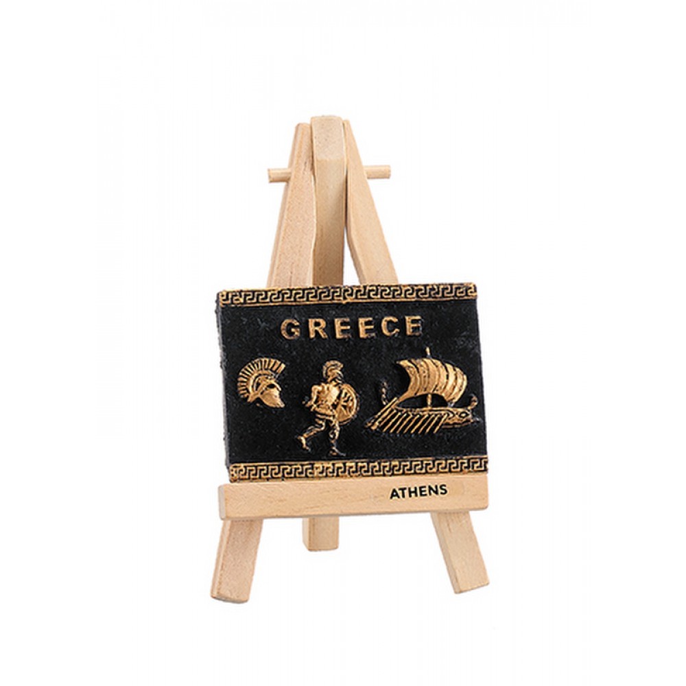 ΜΑΓΝΗΤΑΚΙ ΚΑΒΑΛΕΤΟ ΑΡΓΩ/ΠΕΡΙΚΕΦΑΛΑΙΑ GREECE  x  cm 