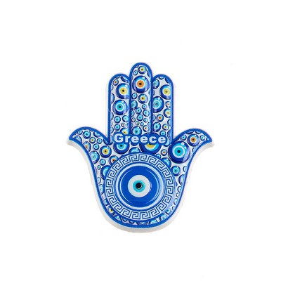 ΜΑΓΝΗΤΑΚΙ 3D ΧΕΡΙ ΤΗΣ ΦΑΤΙΜΑ ΜΕ ΜΑΤΑΚΙΑ ''GREECE'' 7x8cm