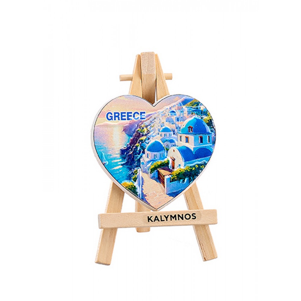 ΜΑΓΝΗΤΑΚΙ ΚΑΒΑΛΕΤΟ ΚΑΡΔΙΑ ΜΕ ΝΗΣΙ ''GREECE'' 