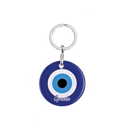 ΜΠΡΕΛΟΚ ΓΥΑΛΙΝΟ ΜΑΤΙ ''GREECE'' Φ5cm