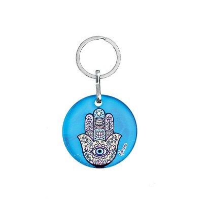 ΜΠΡΕΛΟΚ ΓΥΑΛΙΝΟ ΧΕΡΙ ΤΗΣ ΦΑΤΙΜΑ ''GREECE'' Φ5cm