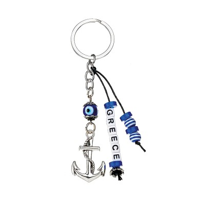 ΜΕΤΑΛΛΙΚΟ ΜΠΡΕΛΟΚ ΑΓΚΥΡΑ ''GREECE'' 12 cm