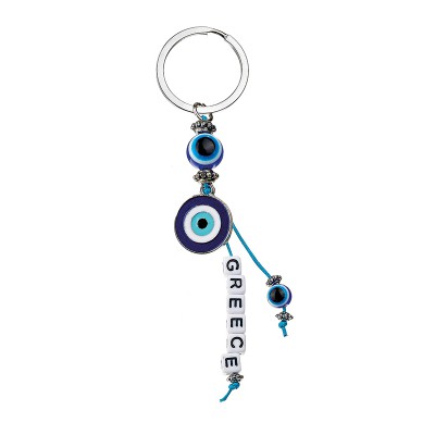 ΜΕΤΑΛΛΙΚΟ ΜΠΡΕΛΟΚ ΜΑΤΑΚΙ ''GREECE'' 12cm