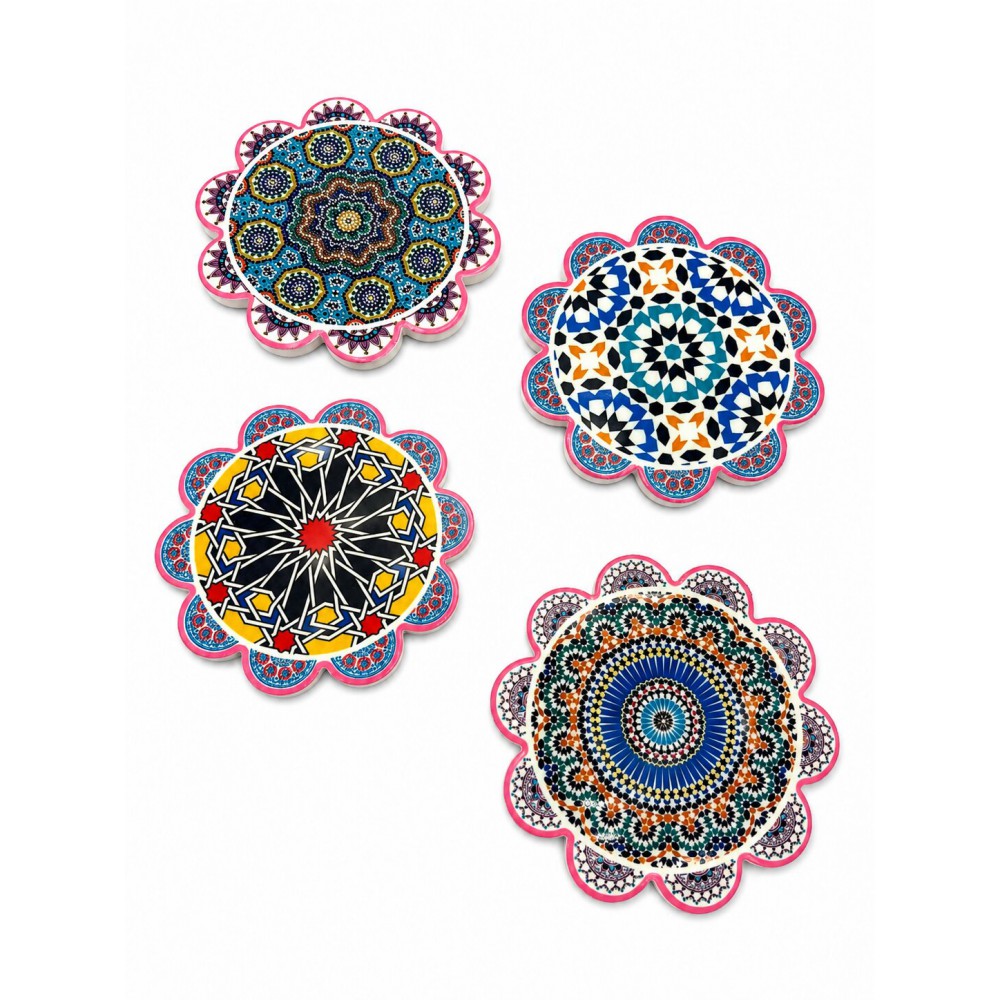 ΣΟΥΒΕΡ ΚΕΡΑΜΙΚΟ MANDALA ΛΟΥΛΟΥΔΙ 18 ΣΧΕΔΙΩΝ 9cm 