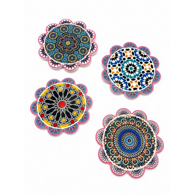 ΣΟΥΒΕΡ ΚΕΡΑΜΙΚΟ MANDALA ΛΟΥΛΟΥΔΙ 18 ΣΧΕΔΙΩΝ 9cm