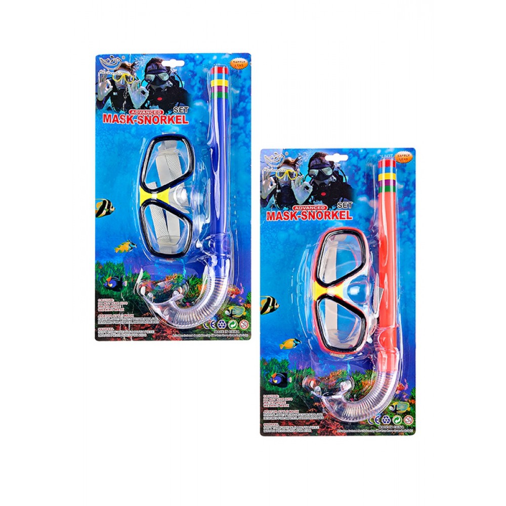 ΣΕΤ ΜΑΣΚΑ ΘΑΛΑΣΣΗΣ ΚΑΙ ΑΝΑΠΝΕΥΣΤΗΡΑΣ ΣΕ 2 ΧΡΩΜΑΤΑ 32X9cm 
