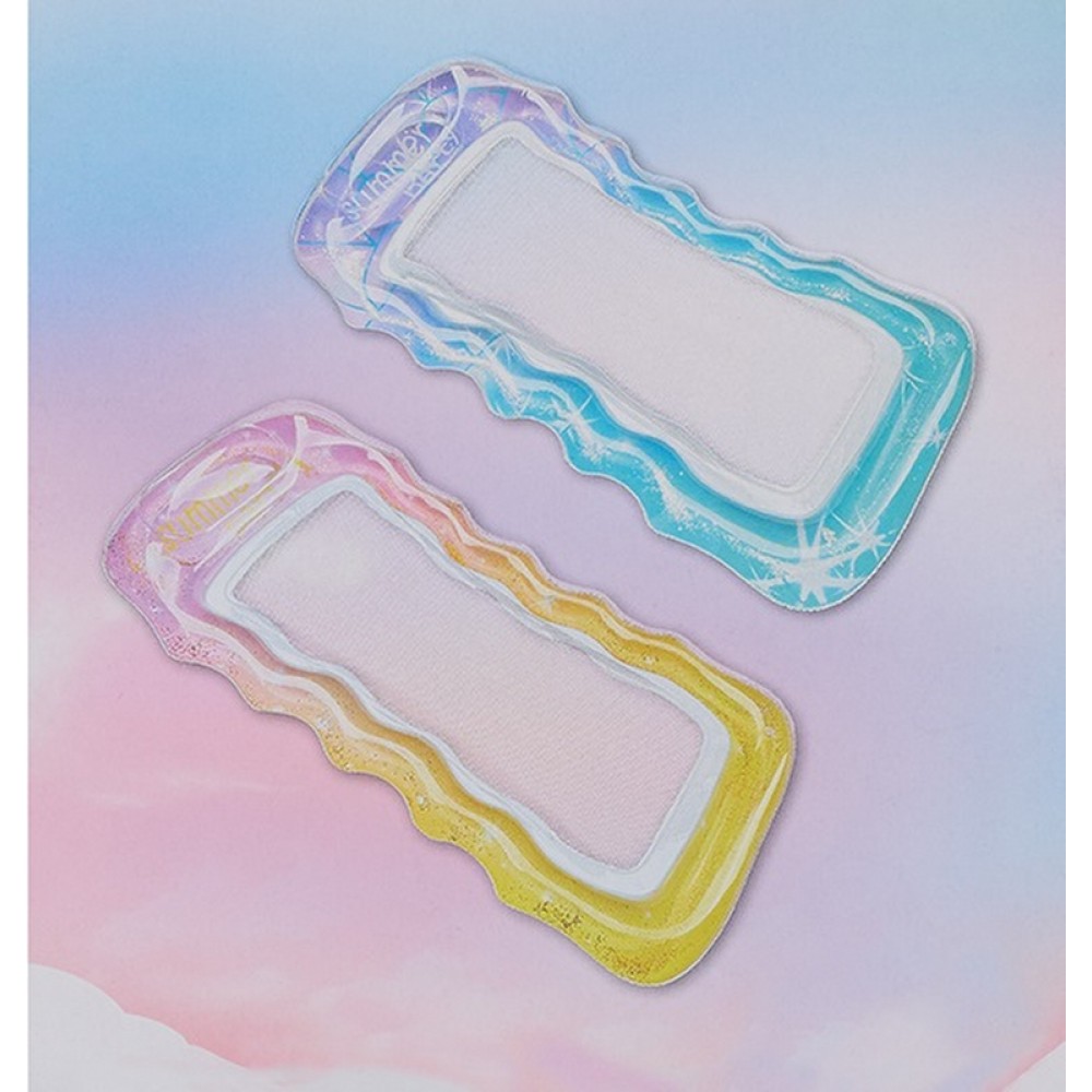 ΦΟΥΣΚΩΤΟ ΣΤΡΩΜΑ ΘΑΛΑΣΣΗΣ ΖΙΚ ΖΑΚ ΜΕ ΔΙΧΤΥ 2 ΣΧΕΔΙΩΝ 95x175cm 